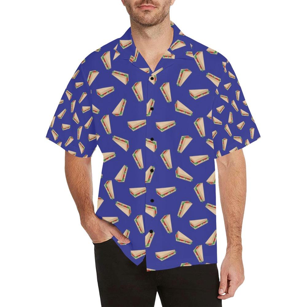 Sandwich Print Design Hawaiian Shirt