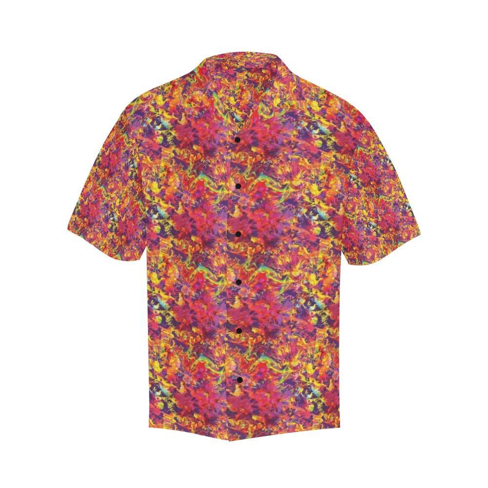 Splatter Print Design Hawaiian Shirt