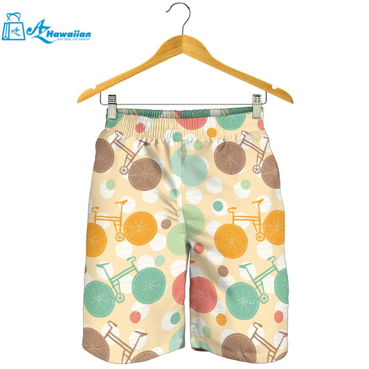 Bicycle Pattern Print Design 01 Men Shorts