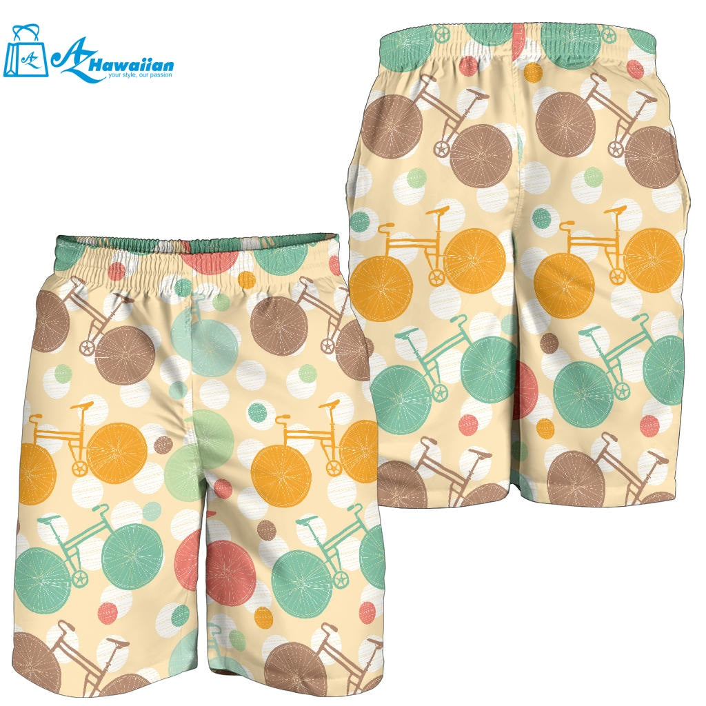 Bicycle Pattern Print Design 01 Men Shorts