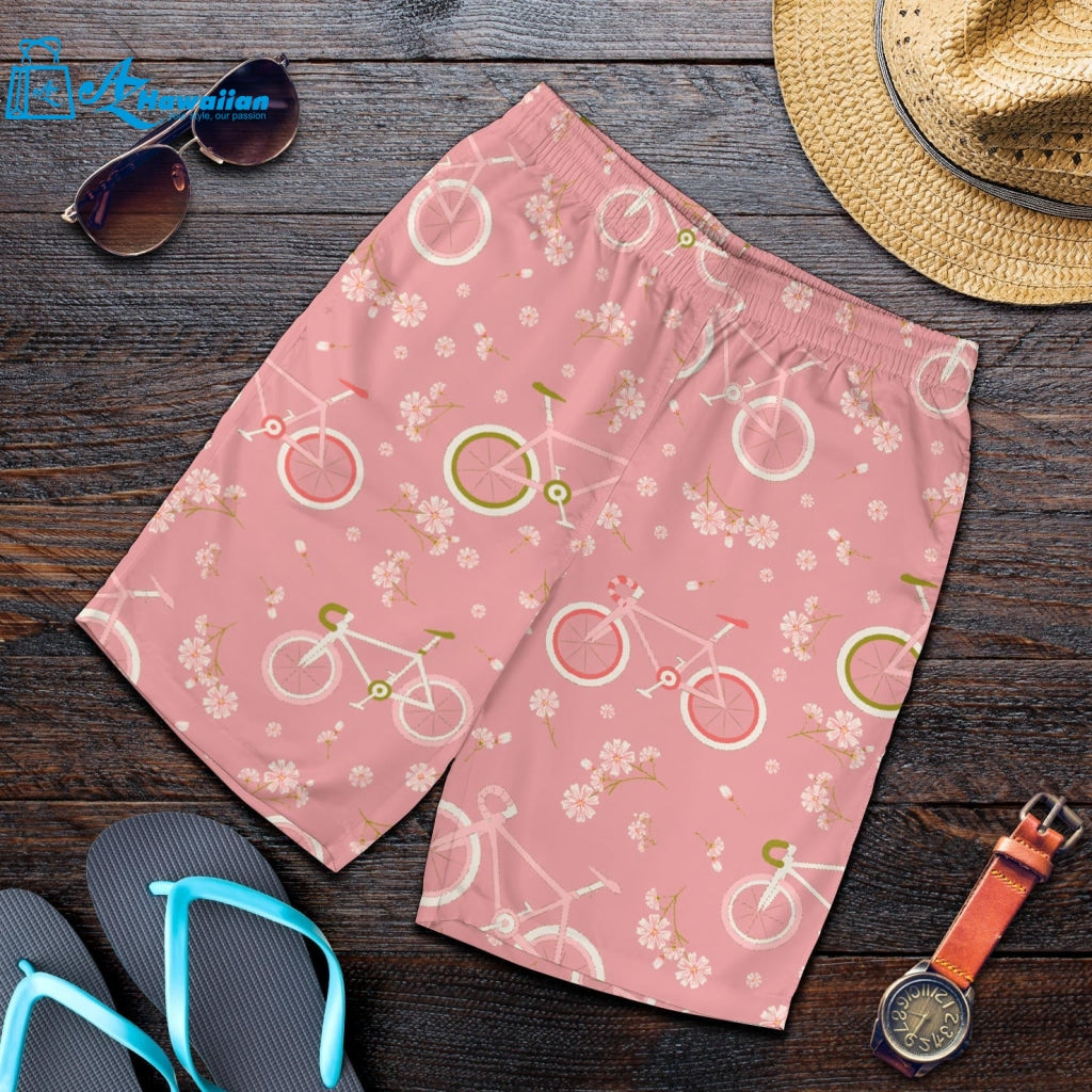 Bicycle Pattern Print Design 02 Men Shorts