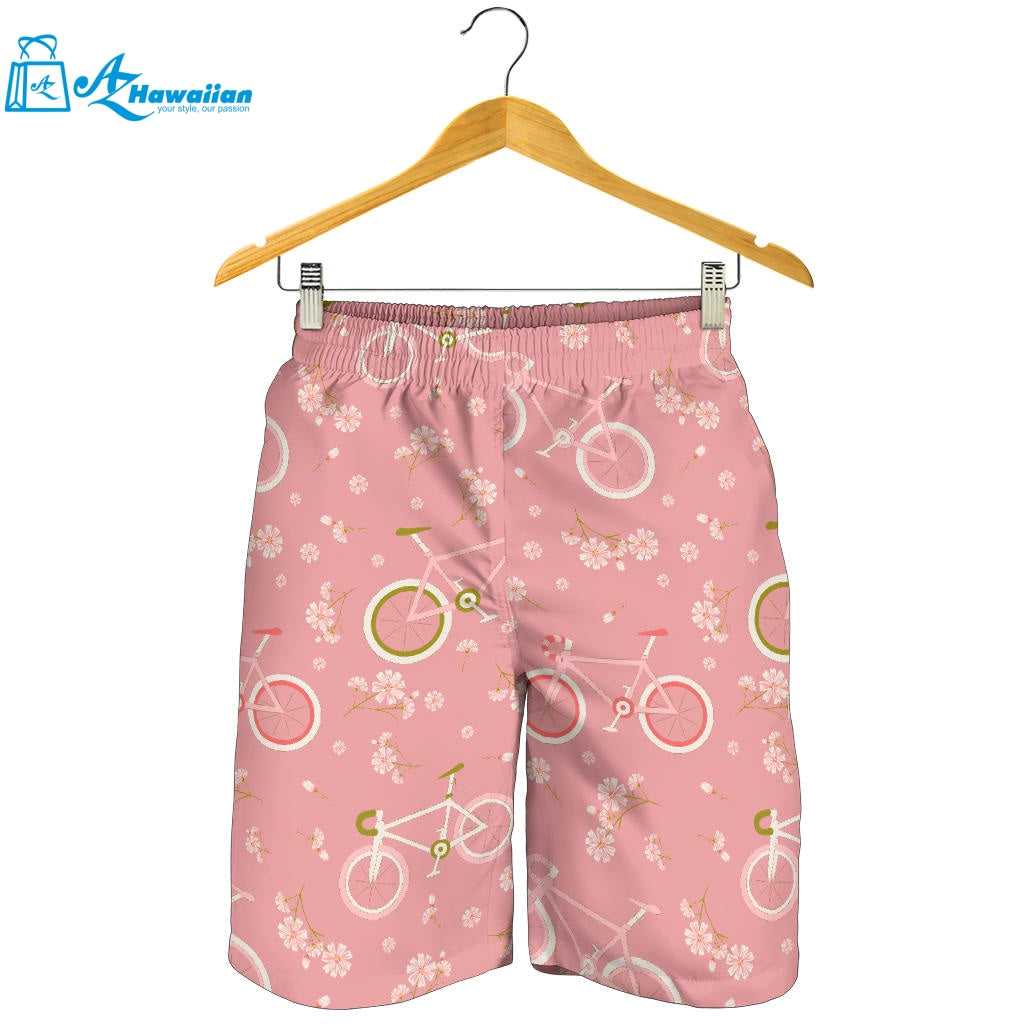 Bicycle Pattern Print Design 02 Men Shorts