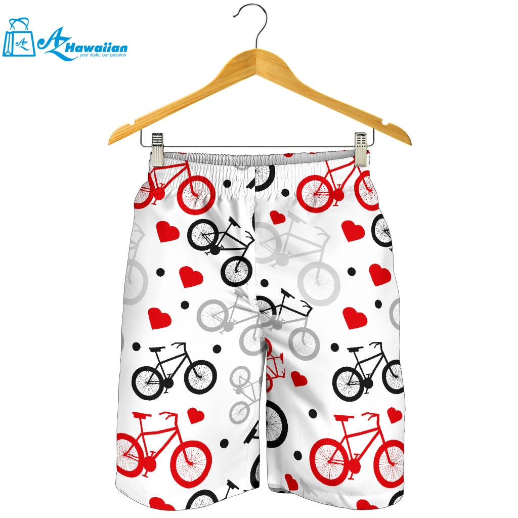 Bicycle Pattern Print Design 04 Men Shorts