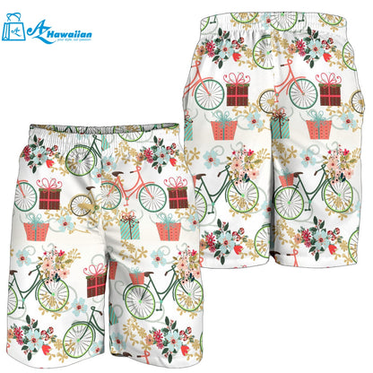 Bicycle Pattern Print Design 05 Men Shorts