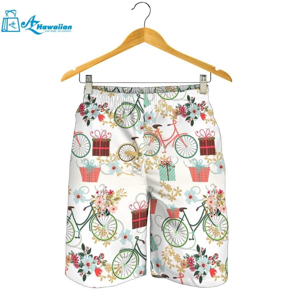 Bicycle Pattern Print Design 05 Men Shorts