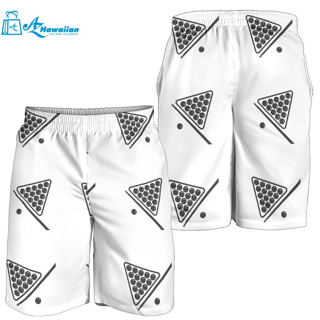 Billiard Ball Pattern Print Design 03 Men Shorts