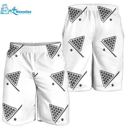 Billiard Ball Pattern Print Design 03 Men Shorts