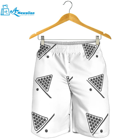 Billiard Ball Pattern Print Design 03 Men Shorts