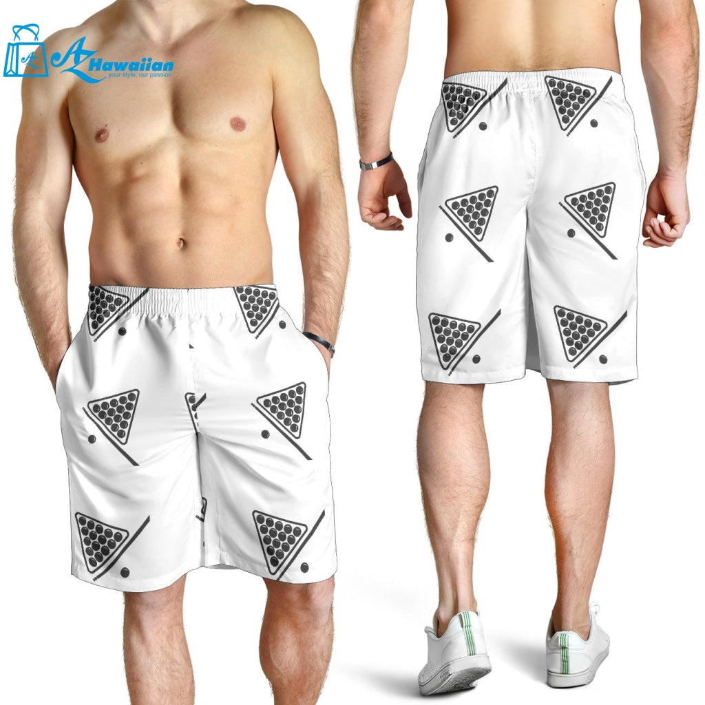 Billiard Ball Pattern Print Design 03 Men Shorts