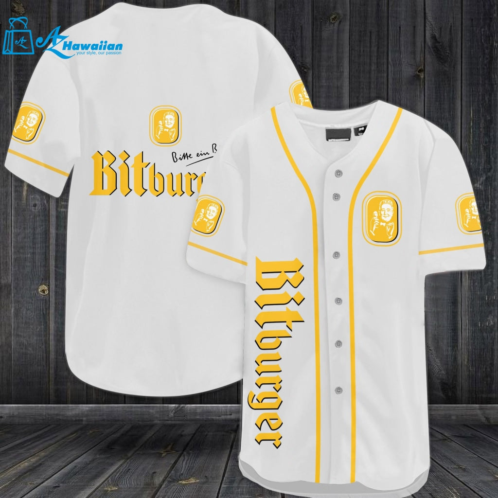 Bitburger Beer Baseball Jersey 