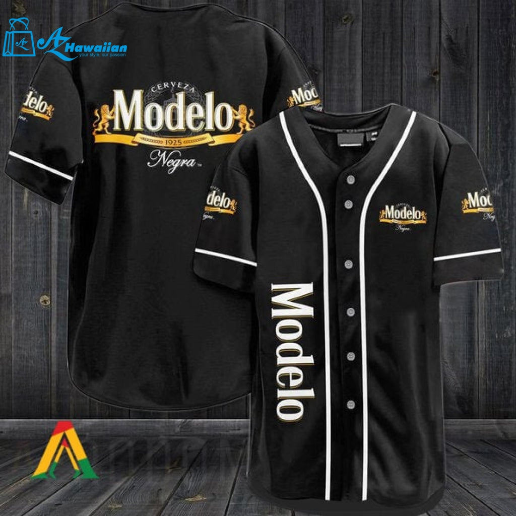 Black Modelo Negra Beer Baseball Jersey