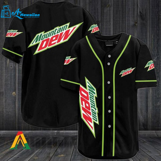 Black Mountain Dew Baseball Jersey