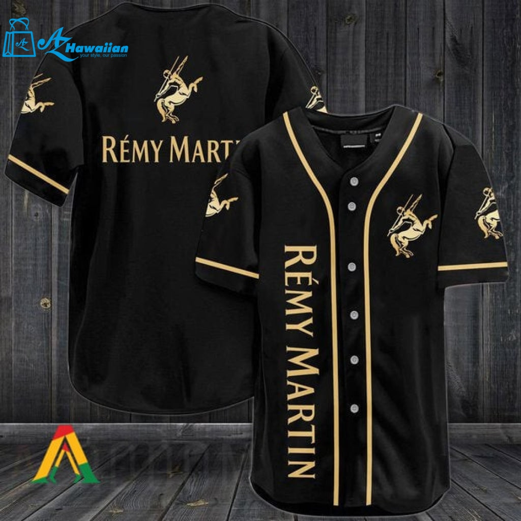 Black Rémy Martin Baseball Jersey