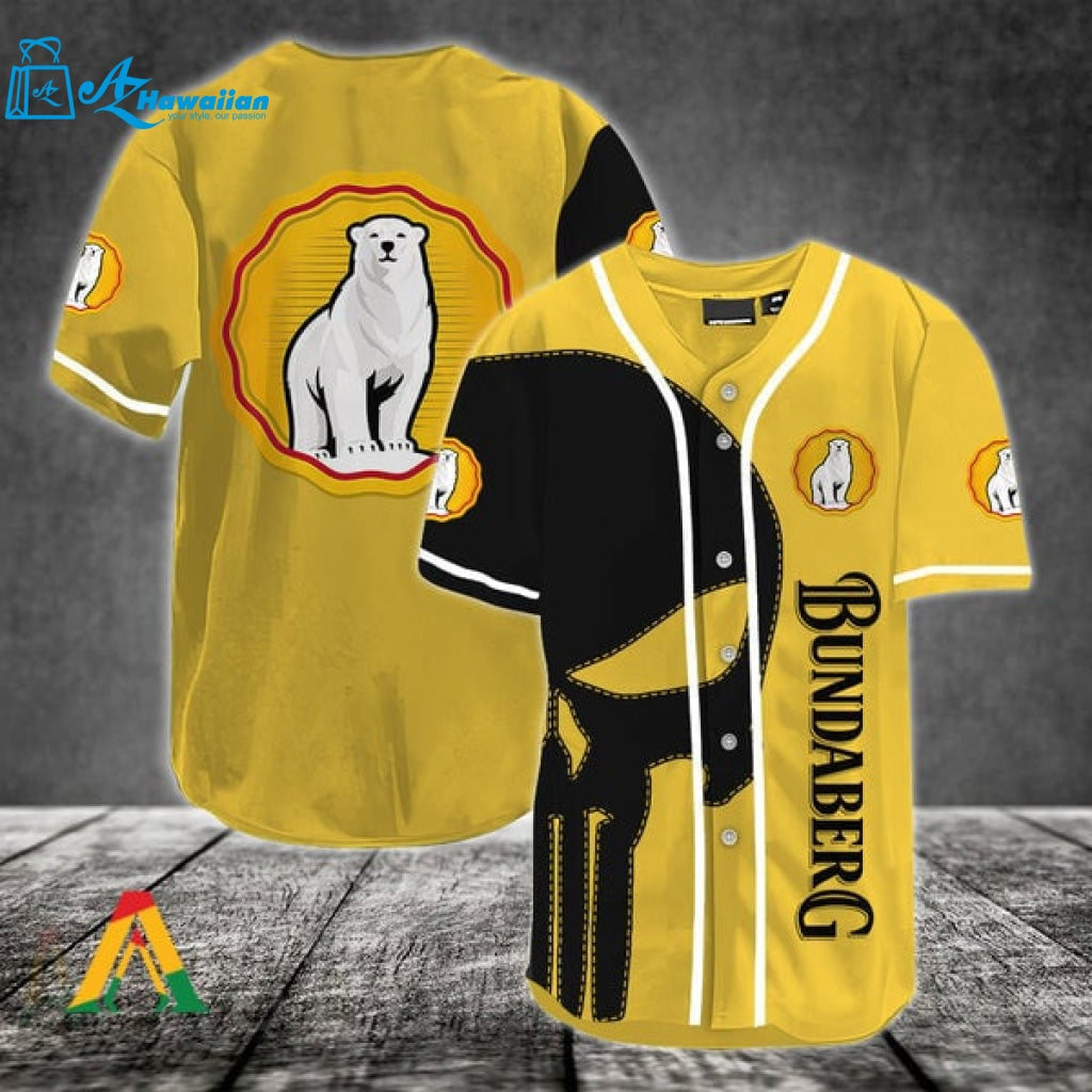 Black Skull Bundaberg Baseball Jersey