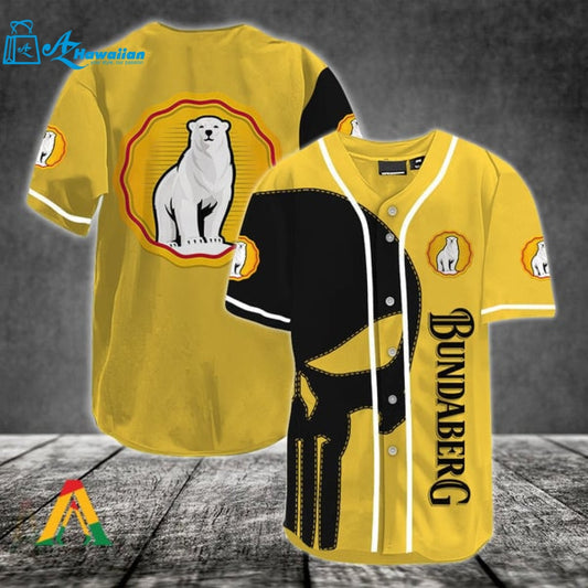 Black Skull Bundaberg Baseball Jersey