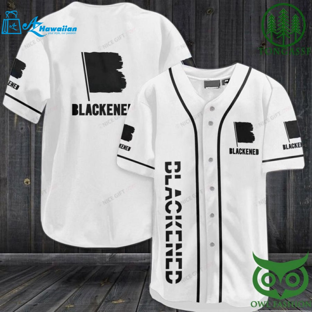 Blackened Baseball Jersey Shirt