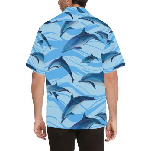 Blue Dolphin Hawaiian Shirt