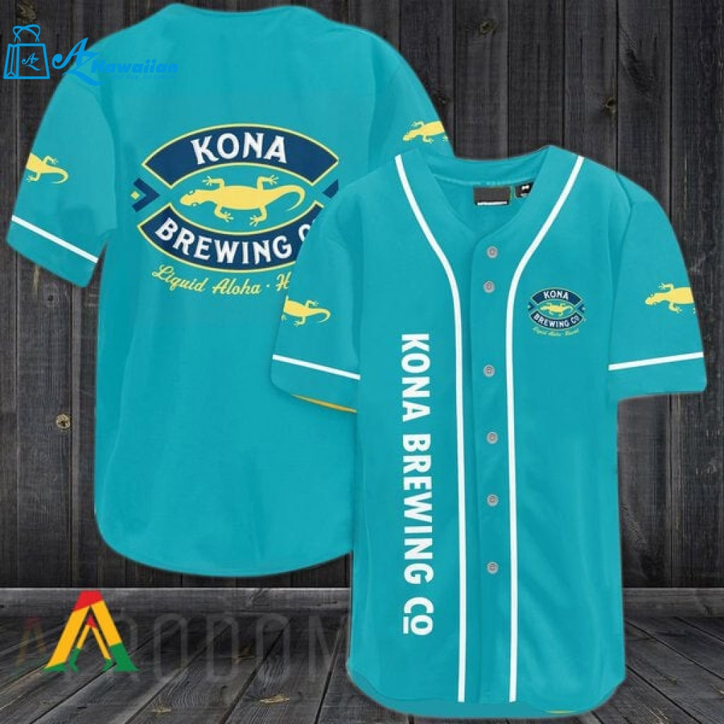 Blue Kona Brewing Baseball Jersey