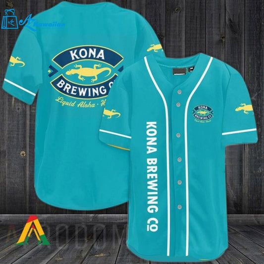 Blue Kona Brewing Baseball Jersey