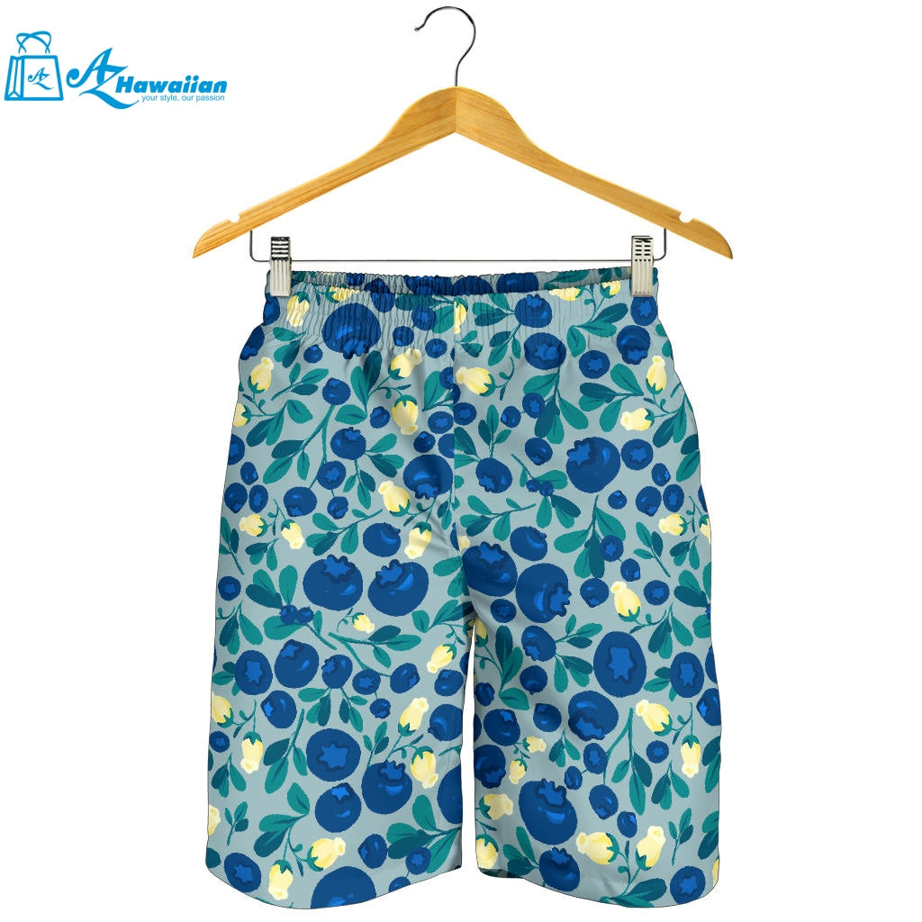 Blueberry Design Pattern Men Shorts