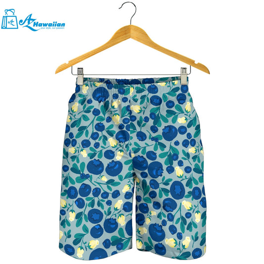 Blueberry Design Pattern Men Shorts