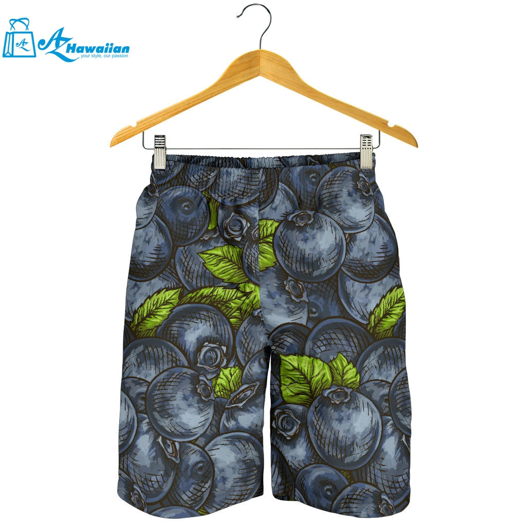 Blueberry Pattern Men Shorts