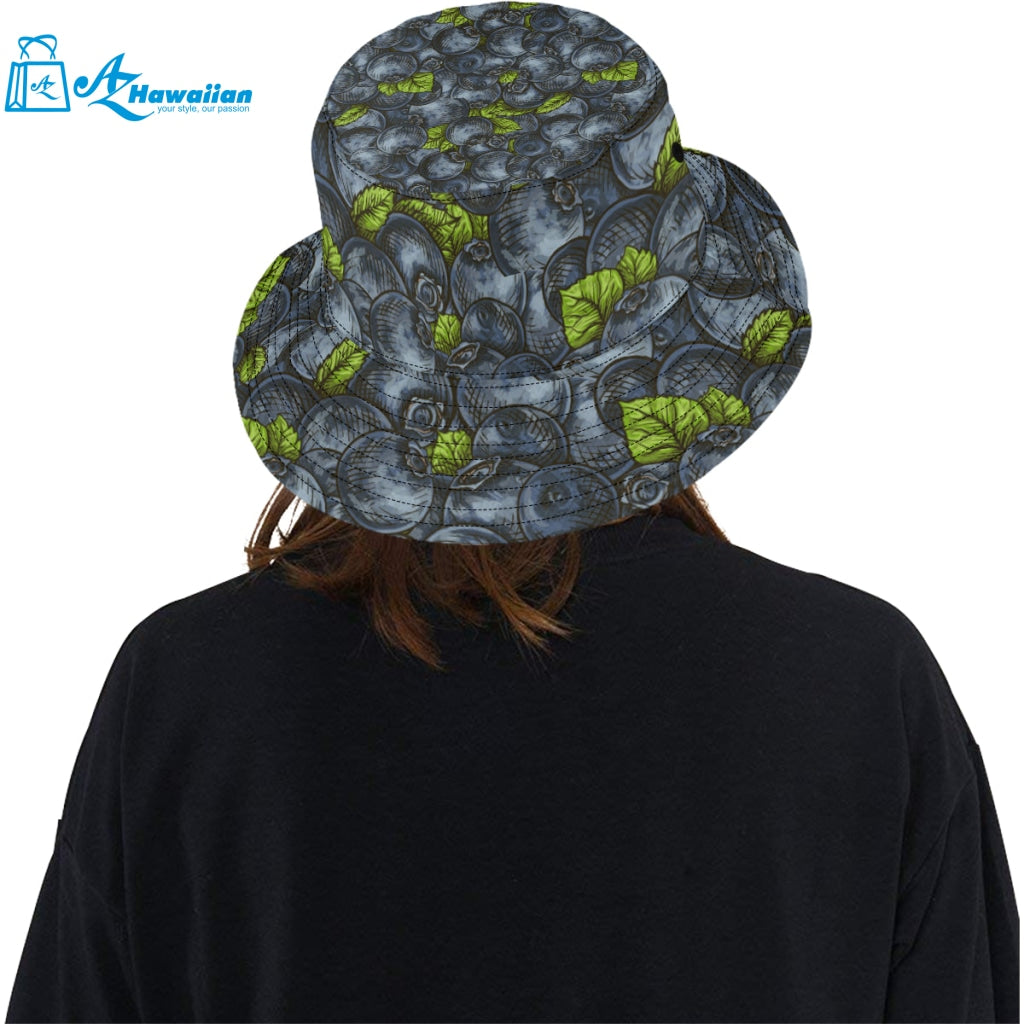 blueberry pattern Unisex Bucket Hat