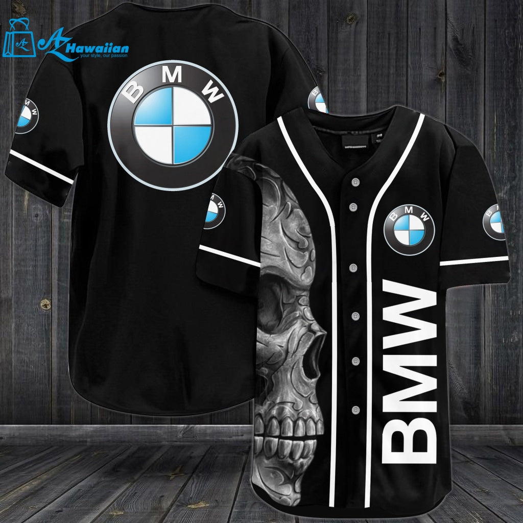 BMW Skull Baseball Jersey 