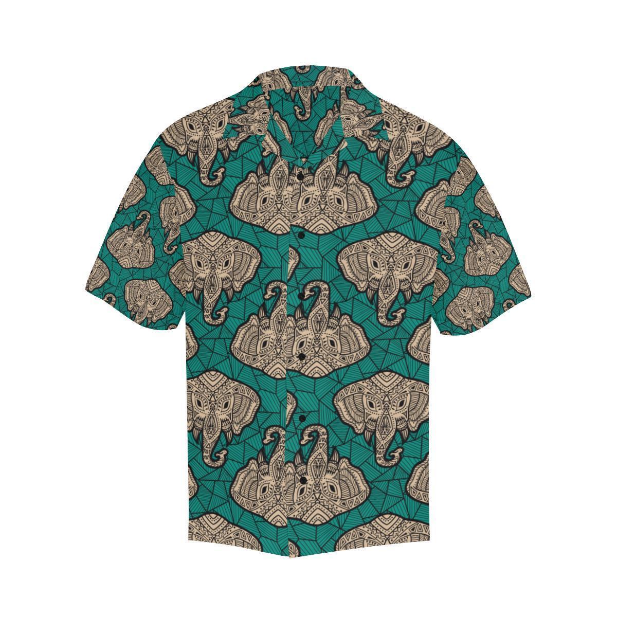 Boho Head Elephant Hawaiian Shirt