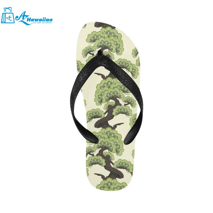 Bonsai pattern Unisex Flip Flops