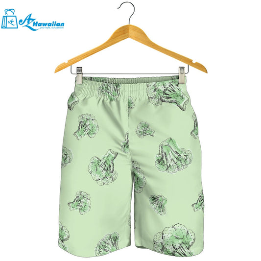 Broccoli Sketch Pattern Men Shorts