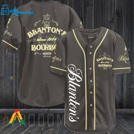 Brown Blanton's Whiskey Baseball Jersey