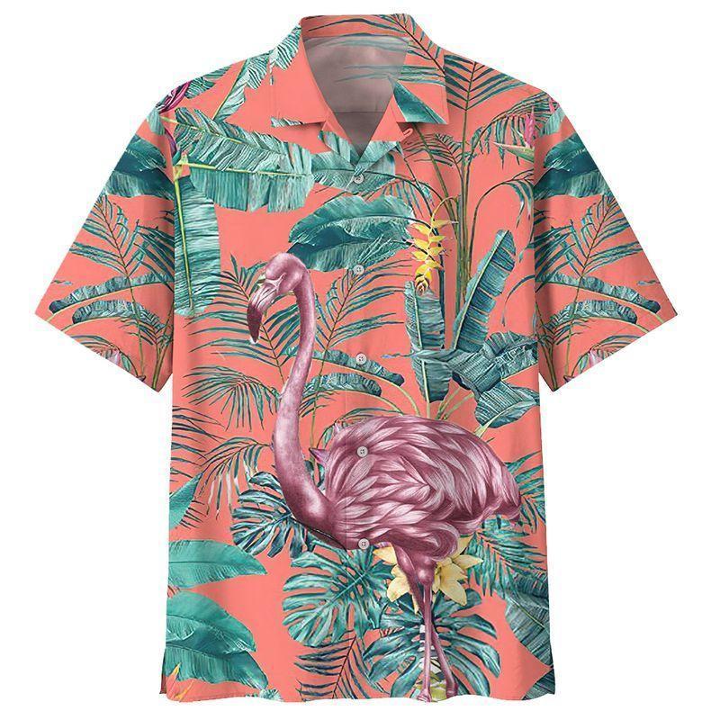 FLAMINGO Hawaiian Apparel  NHXT1205A