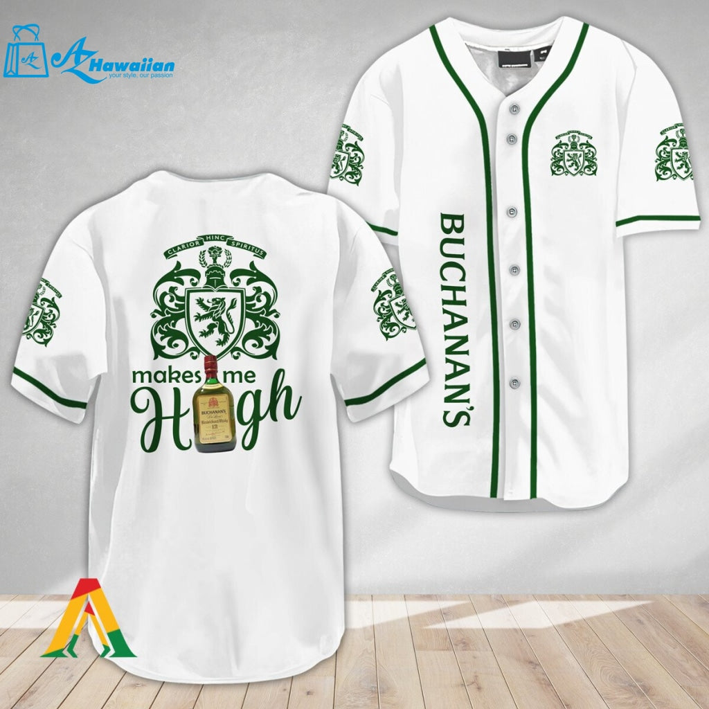 Buchanan's Whiskey Make Me High Baseball Jersey