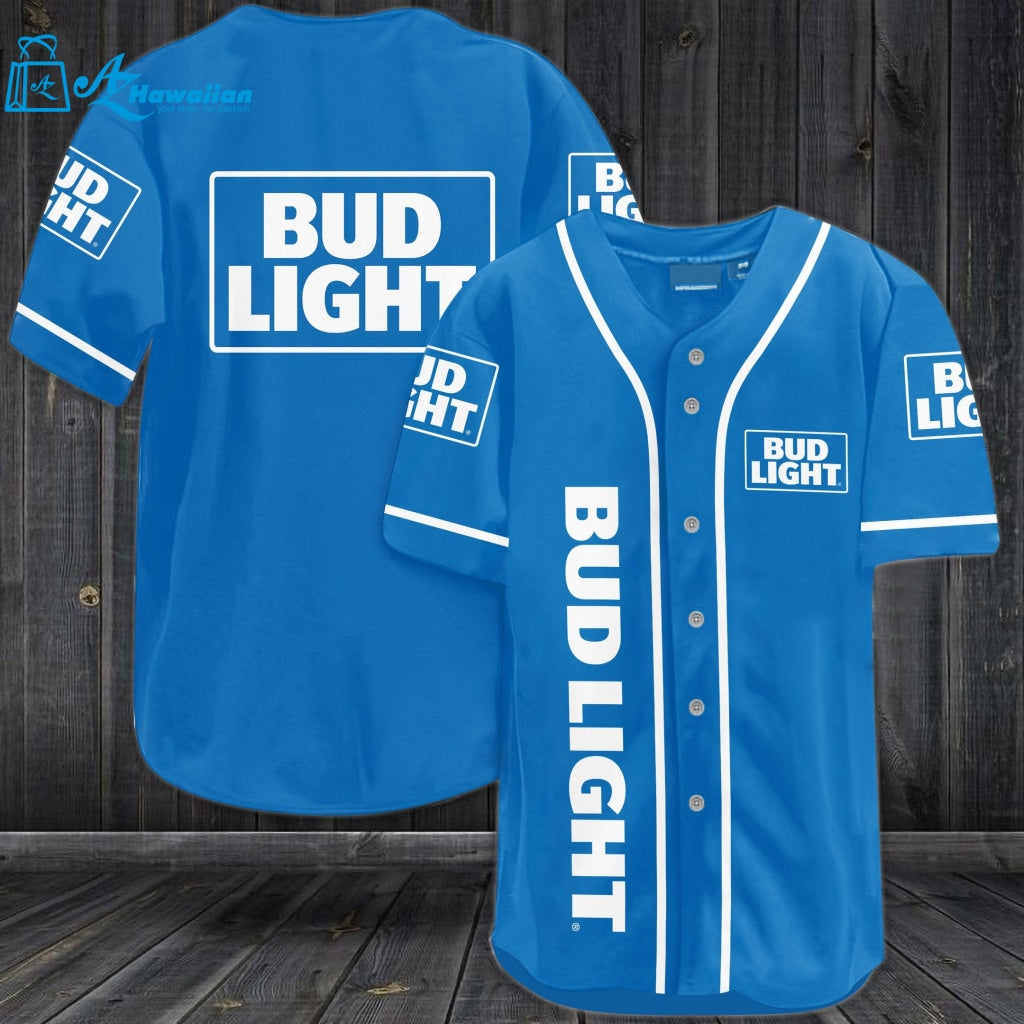 Bud Light Beer Baseball Jersey 