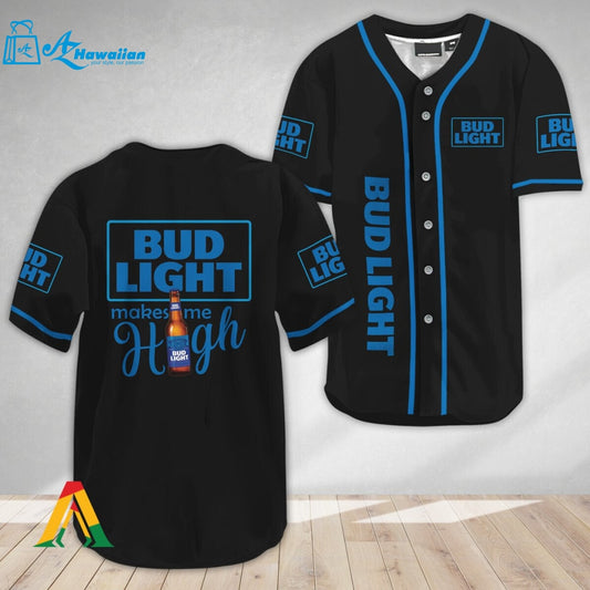 Bud Light Make Me High Baseball Jersey