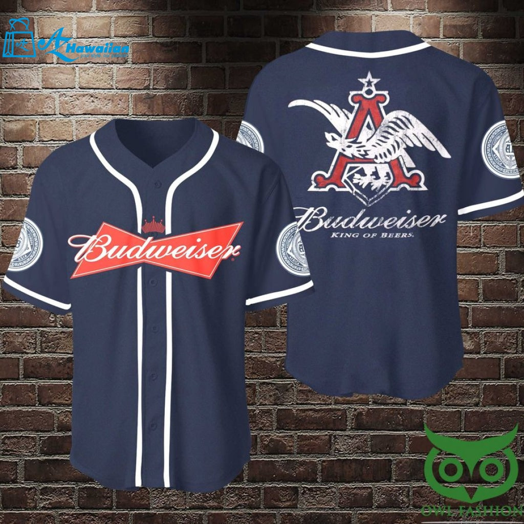 Budweiser Beers Baseball Jersey Shirt