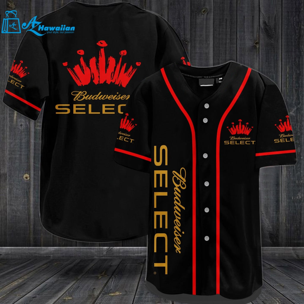 Budweiser Select Baseball Jersey 