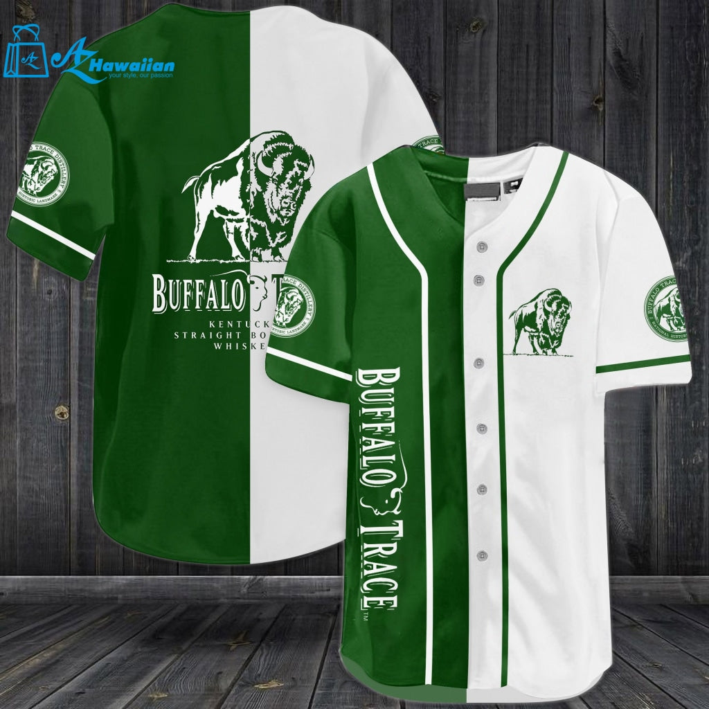 Buffalo Trace Kentucky Straight Bourbon Whiskey Baseball Jersey