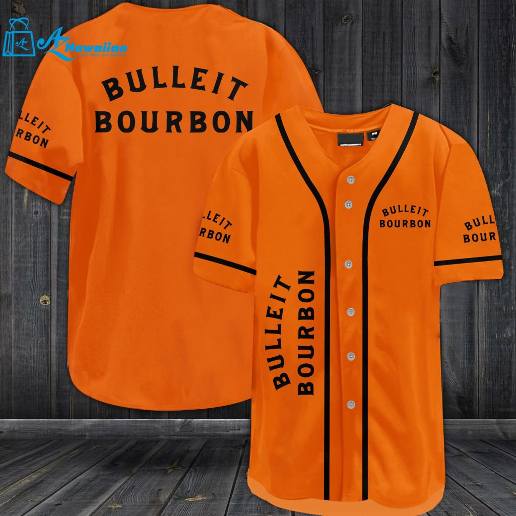 Bulleit Bourbon All Over Print Unisex Baseball Jersey 