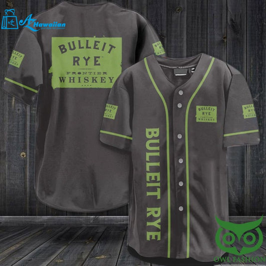 Bulleit Rye Whiskey Baseball Jersey Shirt