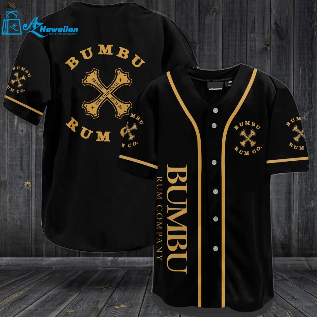 Bumbu Rum Co. All Over Print Unisex Baseball Jersey 