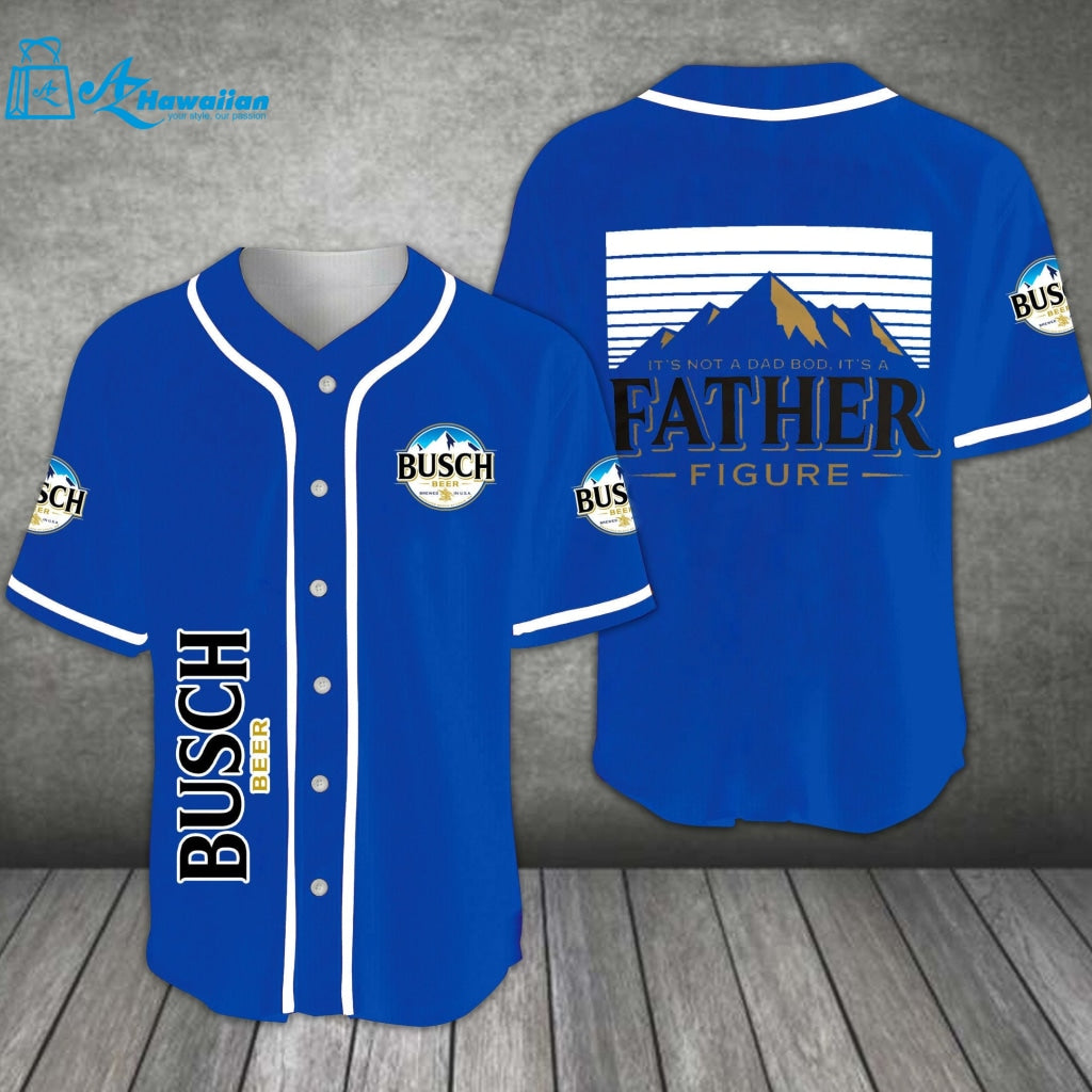 Busch Beer Father Figure All Over Print Unisex Baseball Jersey 