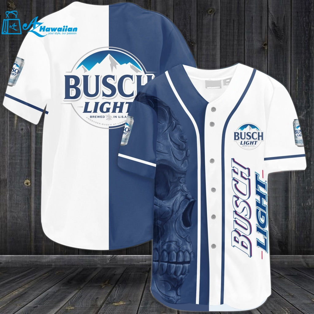 Busch Light Skull Baseball Jersey