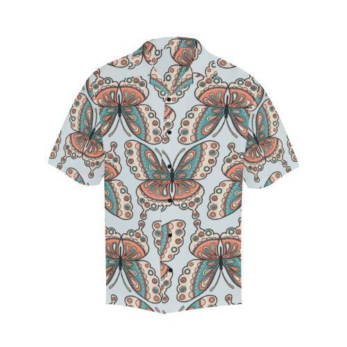 Butterfly Pattern Hawaiian Shirt