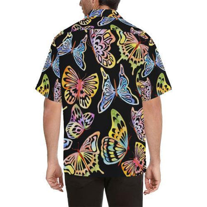 Butterfly Water Color Rainbow Hawaiian Shirt