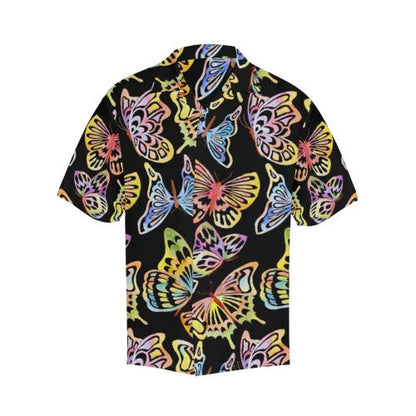 Butterfly Water Color Rainbow Hawaiian Shirt