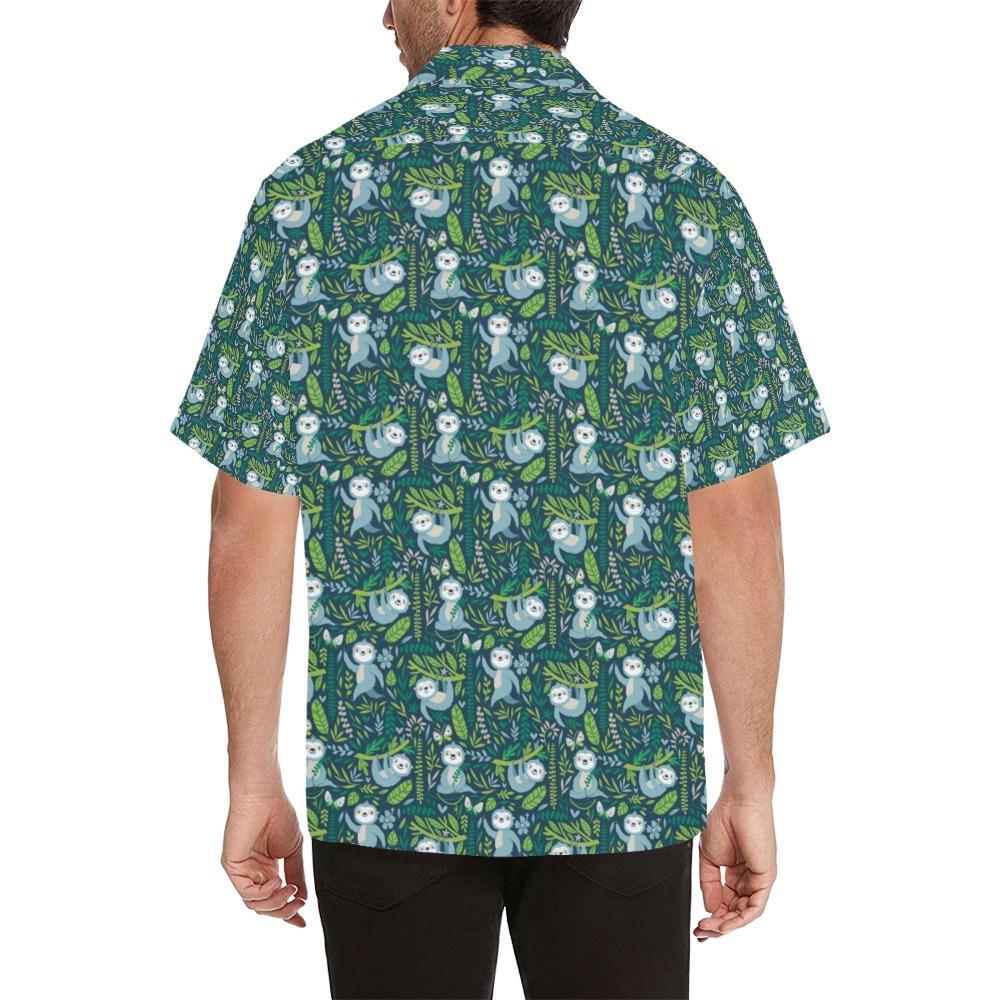 Sloth Print Design Hawaiian Shirt