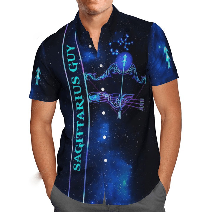 Sagittarius Guy The Legend Zodiac Hawaiian Aloha Shirt #H