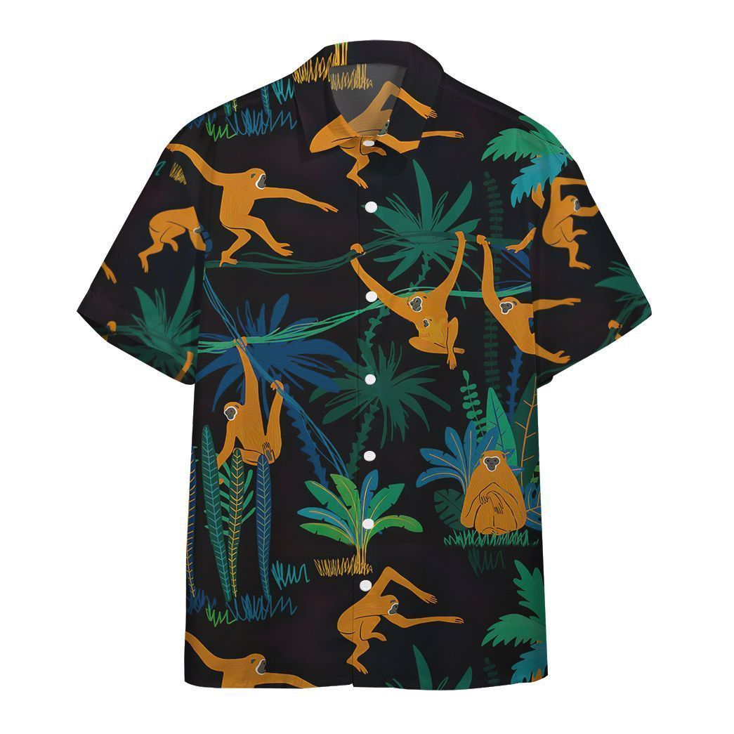  3D Monkey In The Jungle Hawaii Shirt